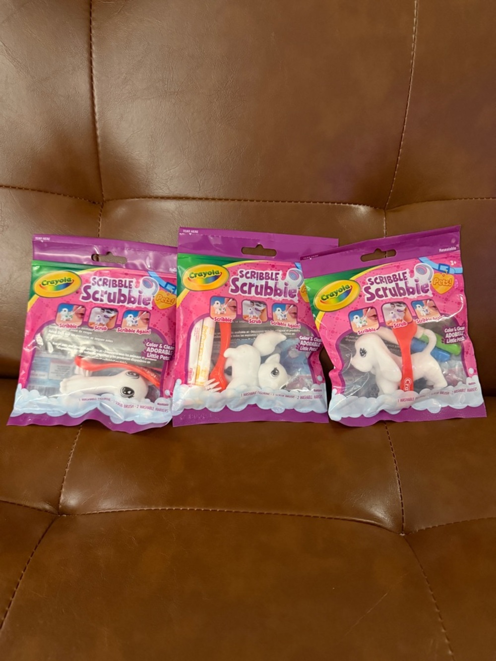 Crayola Scribble Scrubbie Pets - 3 Unique Packs